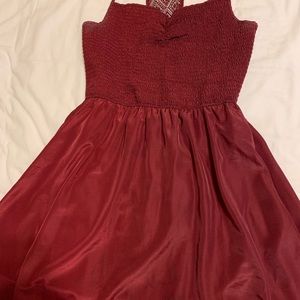 Maroon Maurices Dress